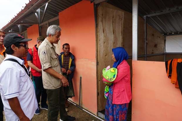 Jateng Dirikan 100 Hunian Sementara untuk Korban Gempa Palu
