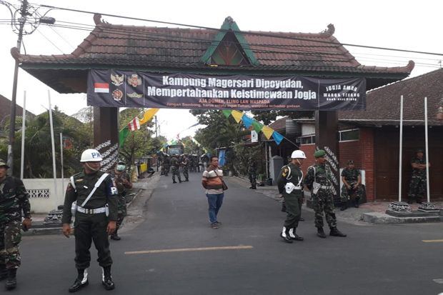 Ratusan Anggota TNI AD Kosongkan Asrama Patuk Yogyakarta