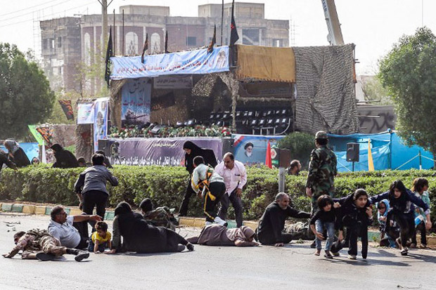 Iran Klaim Habisi Dalang Pembantaian Parade Militer di Ahvaz