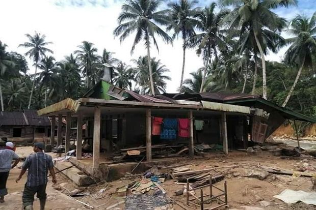 Satu Desa di Madina Terisolasi Akibat Banjir Bandang