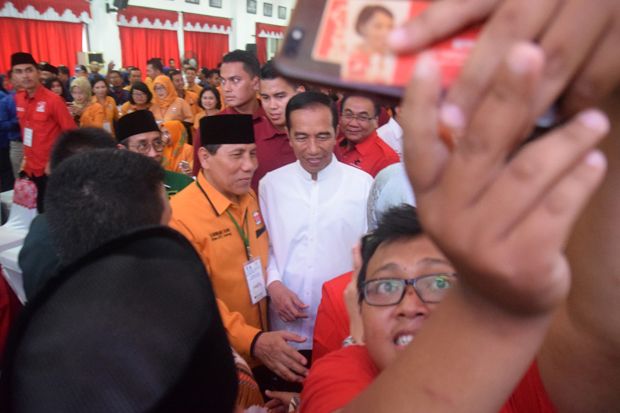 Jokowi Pasang Target 82 Persen Suara di Jateng