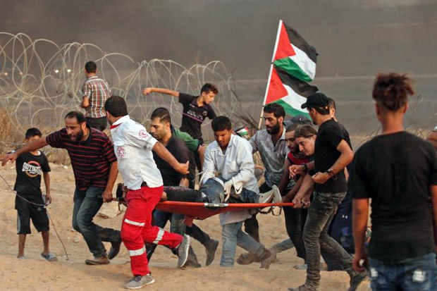 Bentrok dengan Tentara Israel, 130 Warga Palestina Terluka