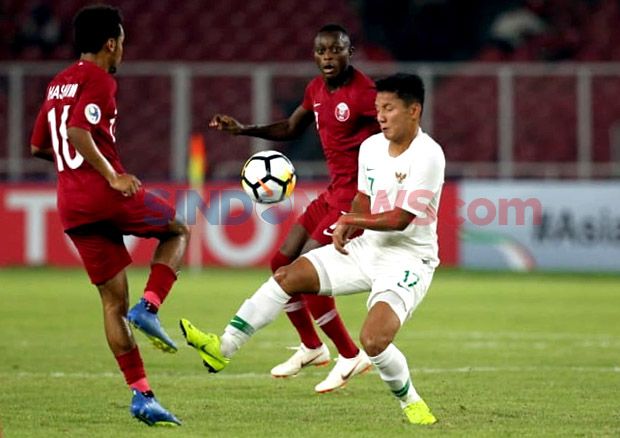 Babak I: Diwarnai Blunder, Indonesia U-19 Tertinggal dari Qatar