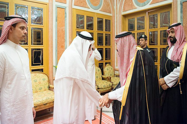 Raja Saudi dan Putra Mahkota Bertemu dengan Anak Khashoggi