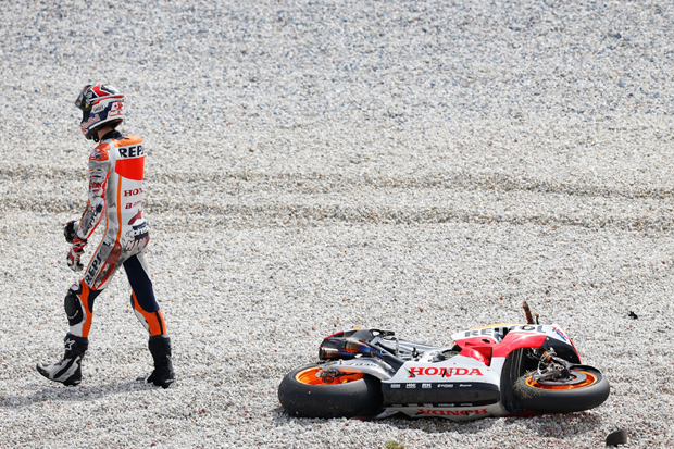 Statistik Kecelakaan Marquez di MotoGP