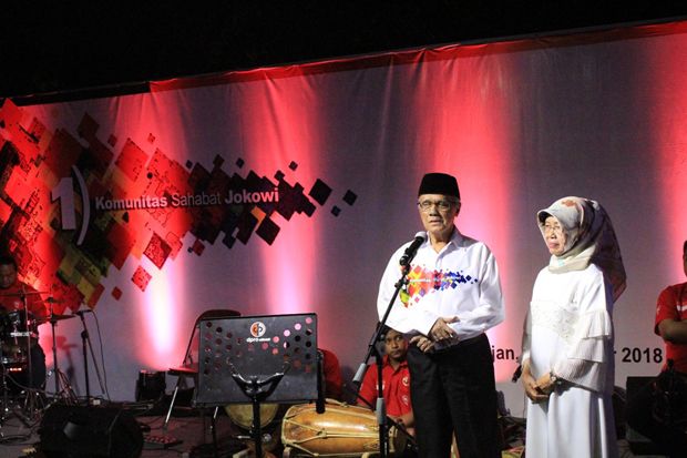 Ibunda Jokowi Hadiri Deklarasi Dukungan Komunitas Sahabat Jokowi