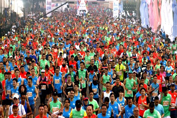 Ajak Hidup Sehat, Astra Life Suport Electric Jakarta Marathon 2018