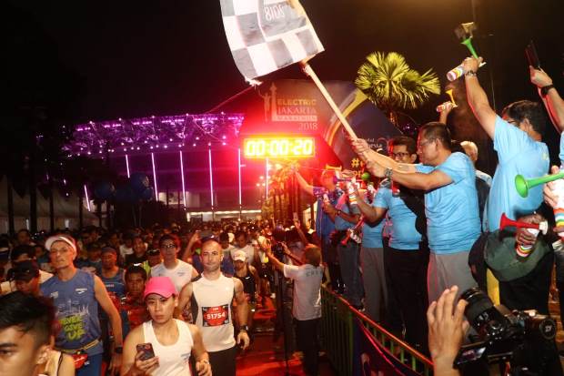 Sebanyak 12.000 Peserta Ikuti Electric Jakarta Marathon 2018