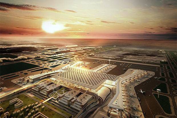 Bandara Baru Istanbul Terbesar di Dunia