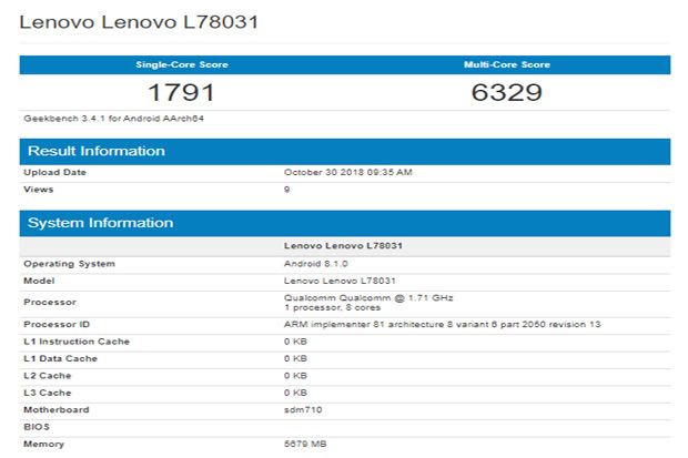 Geekbench Ungkap Spesifikasi Lenovo Z5 Pro Tak Sesuai Harapan