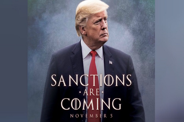 Sanctions are coming, Trump Umbar Sanksi ala Game of Thrones