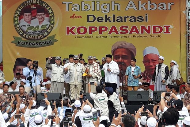 Kelompok Ulama dan Kiai Deklarasi Dukungan ke Prabowo-Sandi
