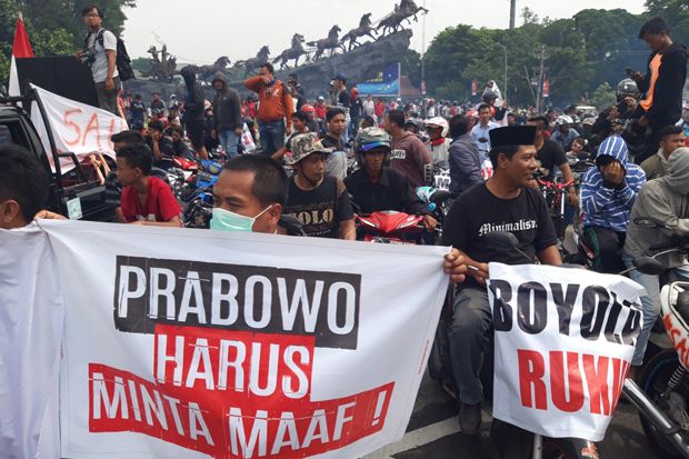 Bupati dan Wakil Bupati Boyolali Kompak Ikut Protes Prabowo