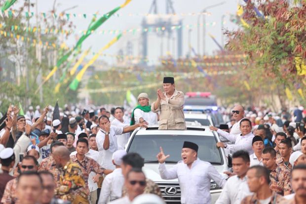 Hadiri Haul Mbah Priok, Prabowo Ajak Tampilkan Kesejukan