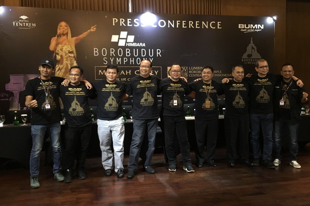 Mariah Carey Tak Sabar Nyanyi di Candi Borobudur