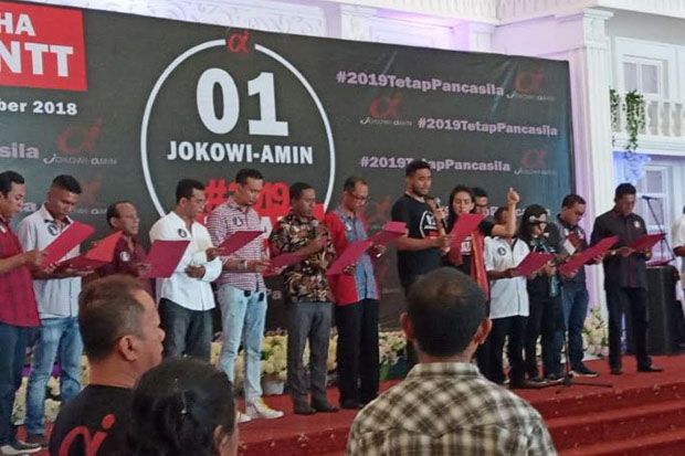 Deklarasi Tim Alpha Zona NTT, Berjuang Menangkan Jokowi Maruf Amin