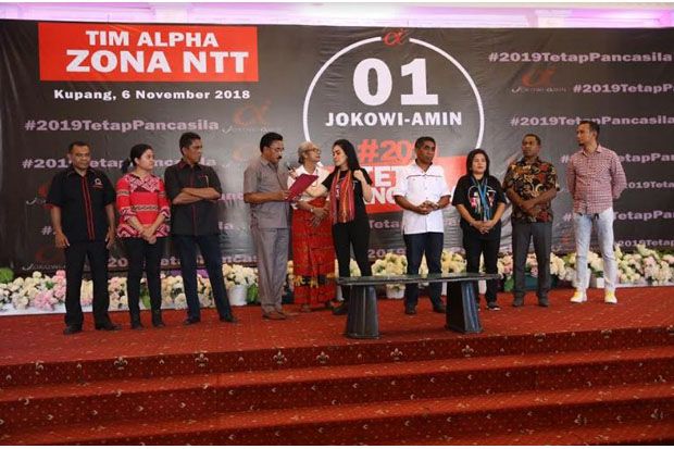 Tim Alpha Kawal Nasib Pekerja dan Dukung Jokowi-Maruf Amin 2019