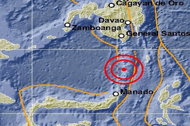 Gempa Bumi 5,3 SR Guncang Kepulauan Sangihe, Sulawesi Utara