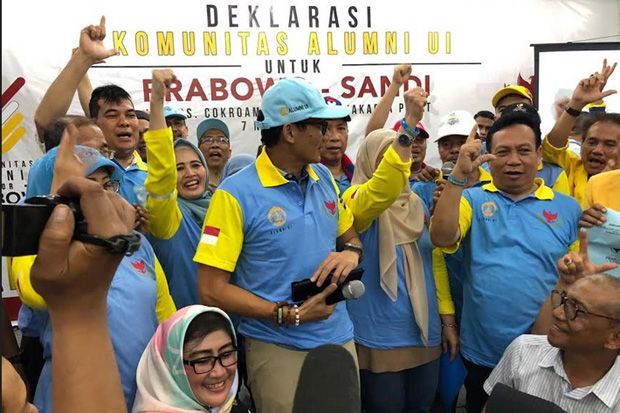 Komunitas Alumni UI Deklarasi Dukung Prabowo-Sandi