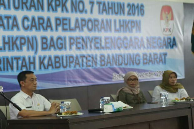 KPK Pantau 148 Pejabat KBB yang Belum Mengisi LHKPN
