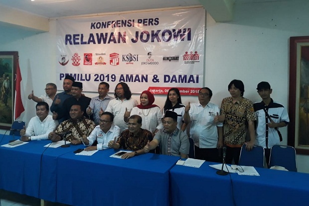 Relawan Jokowi Minta Pemilu 2018 Berlangsung Damai dan Aman