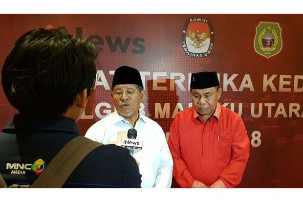 KPU Maluku Utara Batalkan Diskualifikasi Pasangan Petahana AGK-YA