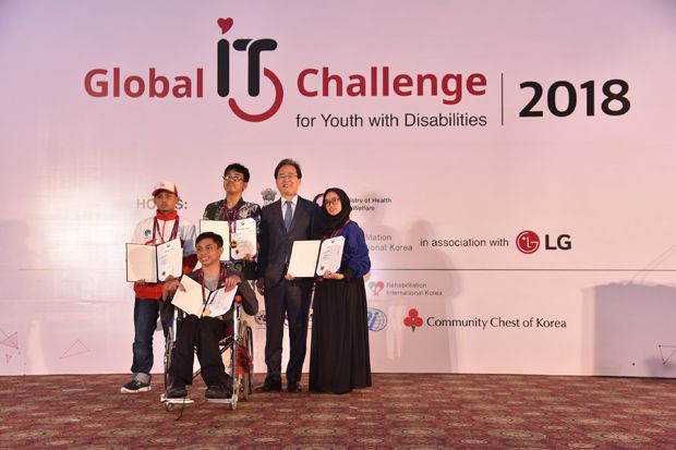 Hebat, Peserta Difabel dari Indonesia Jadi Juara Global IT Challenge