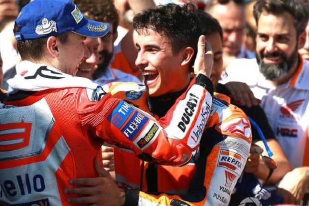 Legenda Tunggu Kolaborasi Marquez dan Lorenzo di Honda