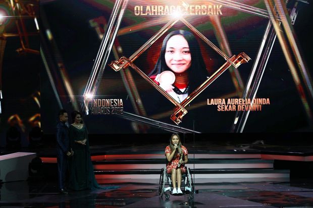 Atlet Renang Laura Aurelia Raih Penghargaan Tokoh Olahraga Terbaik