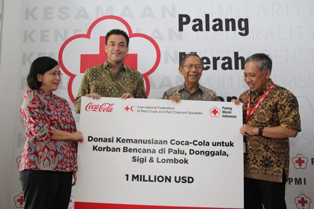 Coca-Cola Berikan Bantuan USD1 Juta untuk Korban Bencana