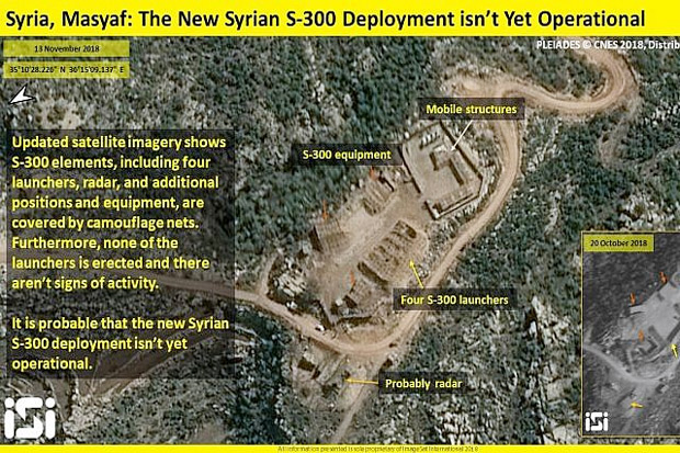 Citra Satelit: S-300 Suriah Belum Beroperasi