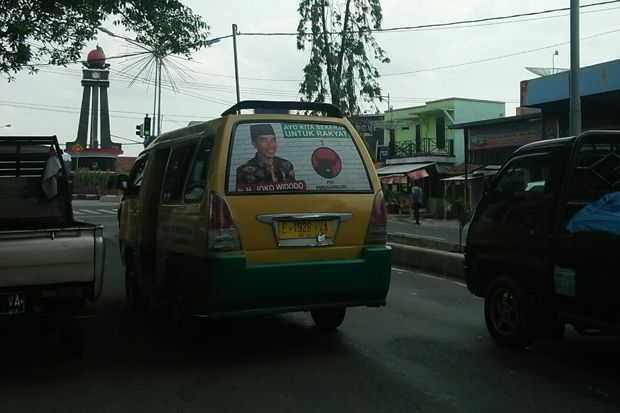 Marak Alat Peraga Kampanye di Angkot, Bawaslu Koordinasi Pihak Organda