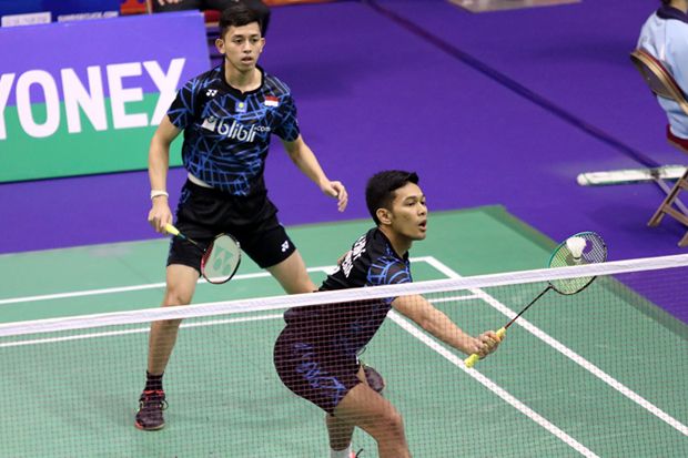 Fajar/Rian Gagal Wujudkan All-Indonesian Final di Hong Kong Terbuka