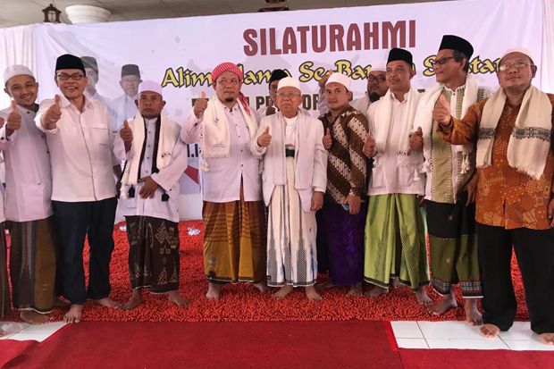 Maruf Amin Dapat Dukungan Ulama Banten Selatan