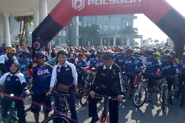Ribuan Peserta Hangatkan Sepeda Nusantara Batu