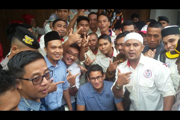 Sandi Resmikan Sekretariat Bersama Pemenangan Prabowo-Sandi Aceh