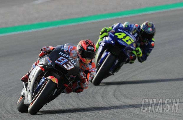 Dengan Mesin Anyar, Marquez Tercepat di Uji Coba MotoGP Valencia
