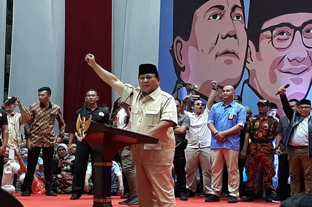 Prabowo Imbau Relawannya Bantu Periksa Daftar Pemilih Tetap