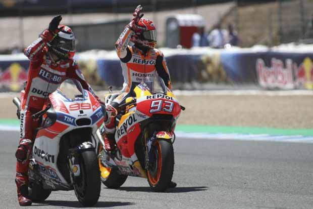 Tatap MotoGP 2019, Marquez dan Lorenzo Beda Tujuan