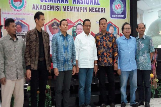 Di Forum Akademisi Indonesia Anies Ajak Akademisi Terjun ke Politik