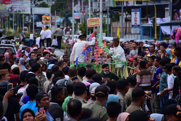 Parade Walima Meriahkan Perayaan Maulid  di Kota Gorontalo