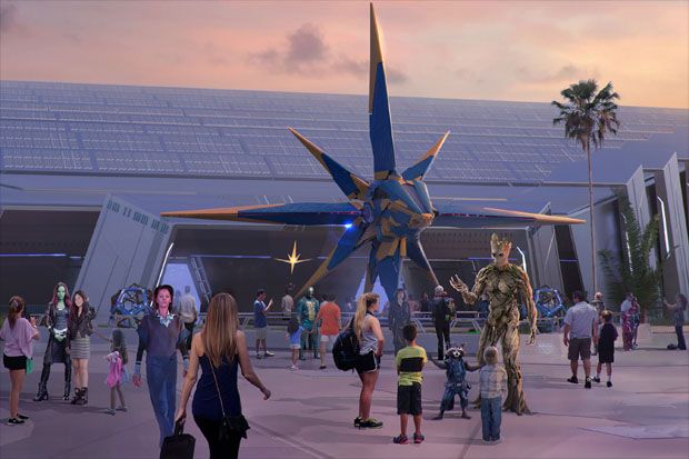 Roller Coaster Guardians of the Galaxy Hadir di Walt Disney World