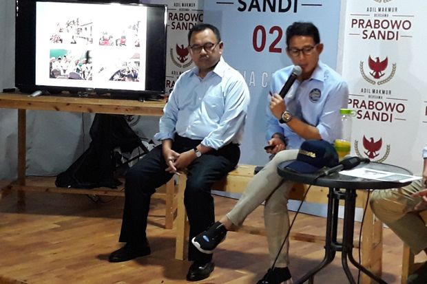 Dana Kampanye Prabowo Rp41 M, Sandi Penyumbang Terbanyak