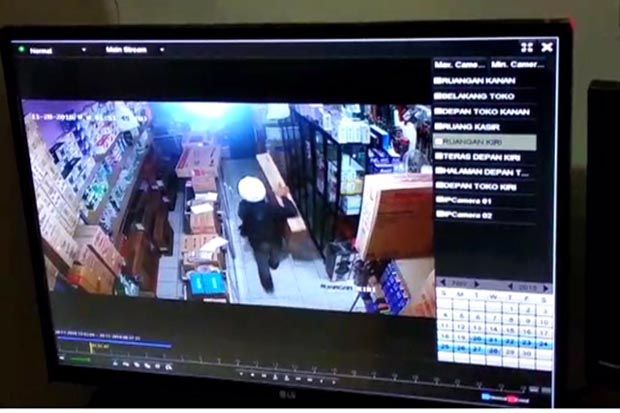Gasak 5 TV, Aksi Pencuri di Kotawaringin Barat Terekam CCTV