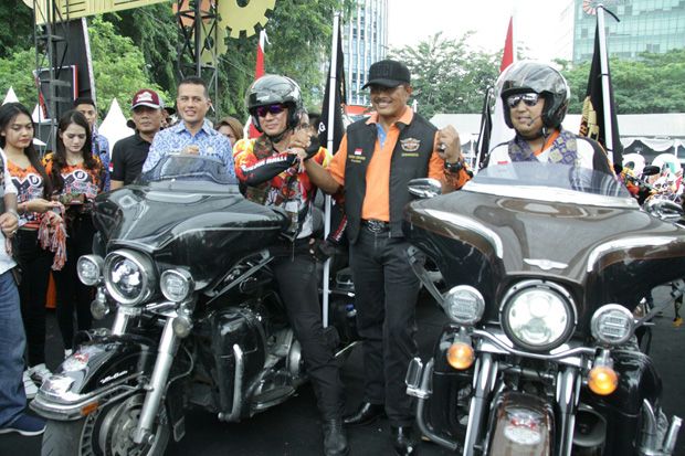 Wagub Sumut Buka Even Indonesia International Bikers di Medan
