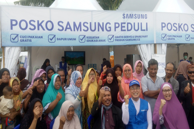Samsung Indonesia Dirikan Dua Posko Peduli Korban Gempa Palu