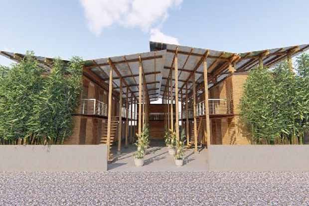 Rumah Bambu untuk Kawasan Kumuh Manila Raih Penghargaan