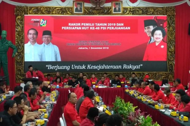 PDIP Gelar Rakornas, Fokus Bahas Pemenangan Partai dan Jokowi-Maruf