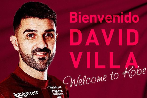 David Villa Gabung Iniesta Bela Klub J-League