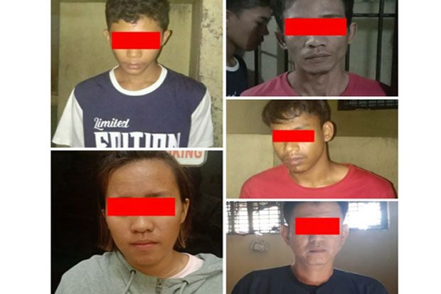 5 Anggota Jaringan Narkoba Kota Lubuk Linggau Diringkus Polisi